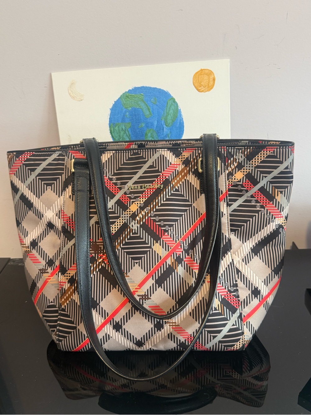 Vera Bradley nylons leathers bag  New